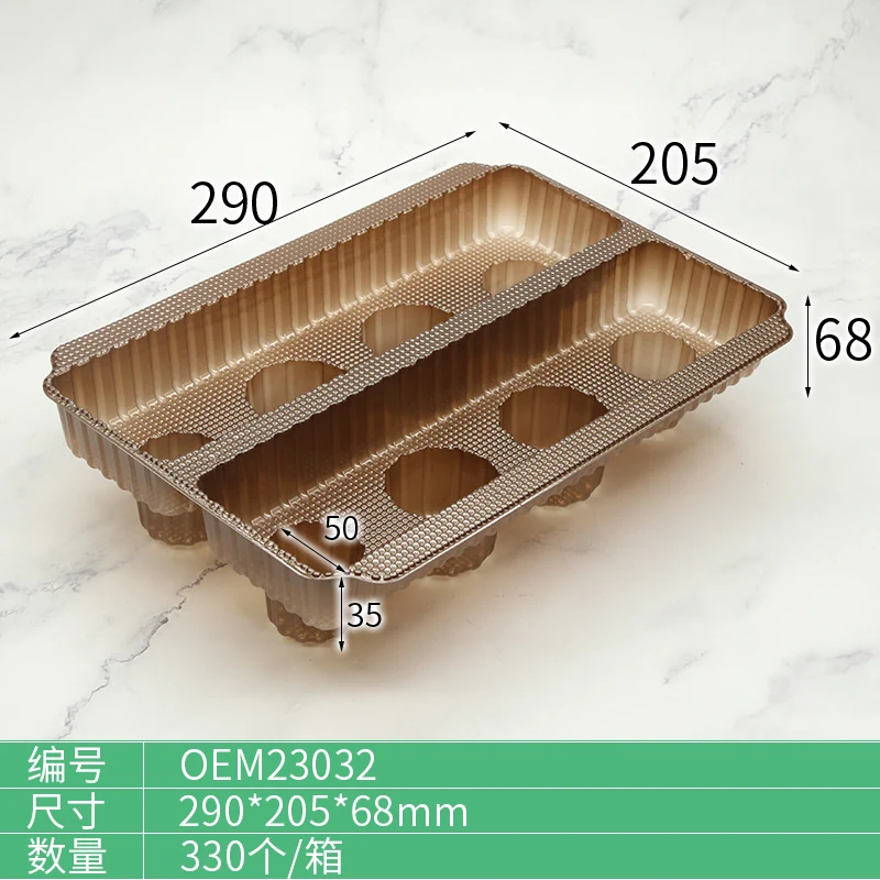 OEM23032 Custom Food Tray plastic packaging view 5