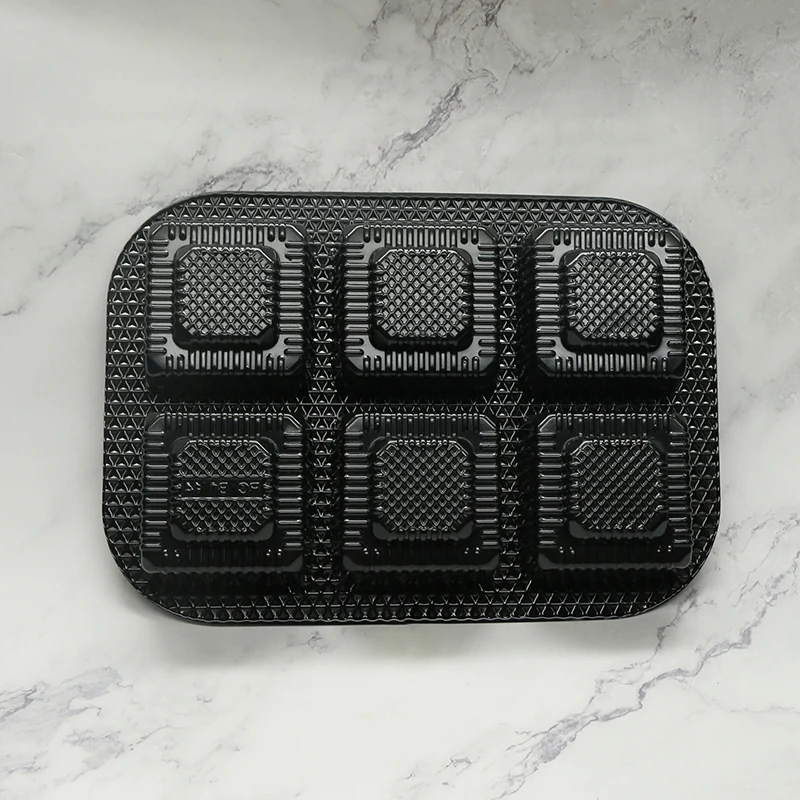 RCYB1744 Multi-Compartment Food Tray plastic packaging view 2